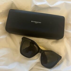 Givenchy Sunglasses Black with Clear Sides
